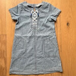 Crewcuts chambray girls dress